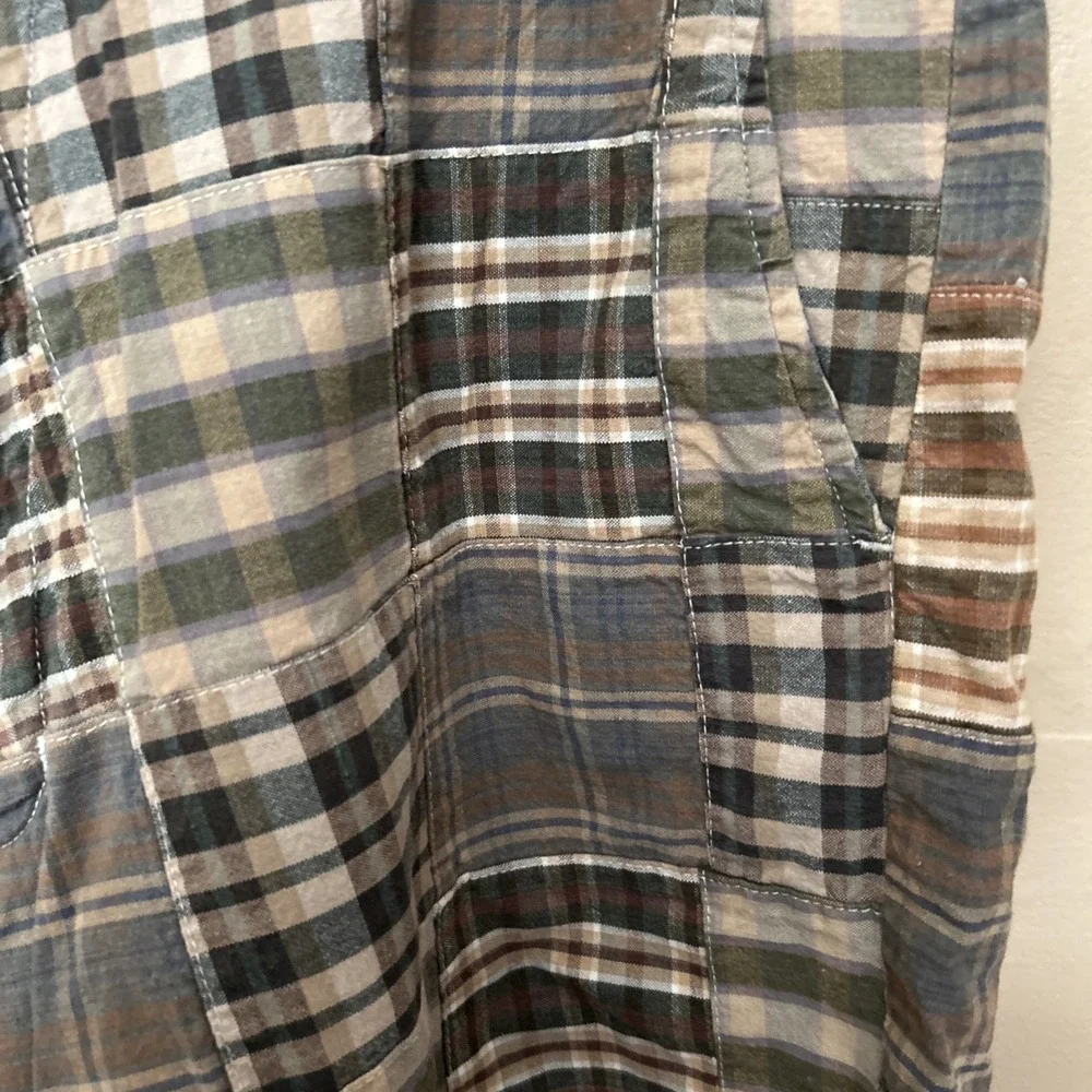Mens Siegfried Vintage Size 36 Brown Color Block Bermuda Shorts‎